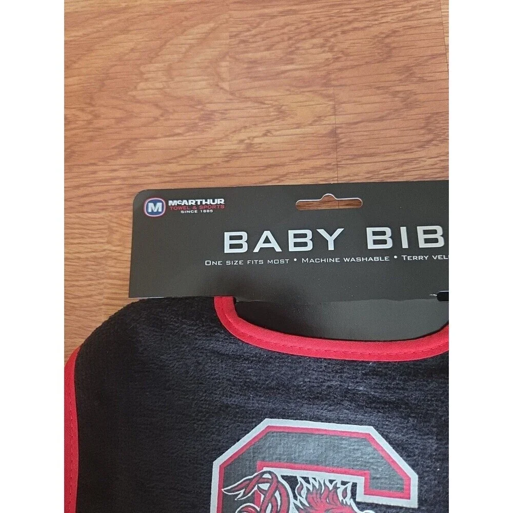 NCAA Little South Carolina Gamecocks Fan Baby ALL PRO BIB Red WinCraft NEW